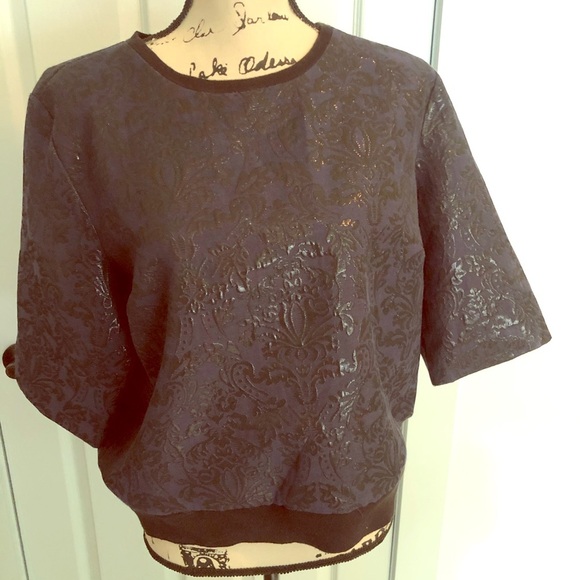 Simply Vera Vera Wang Tops - Simply Vera Vera Wang blue & black top